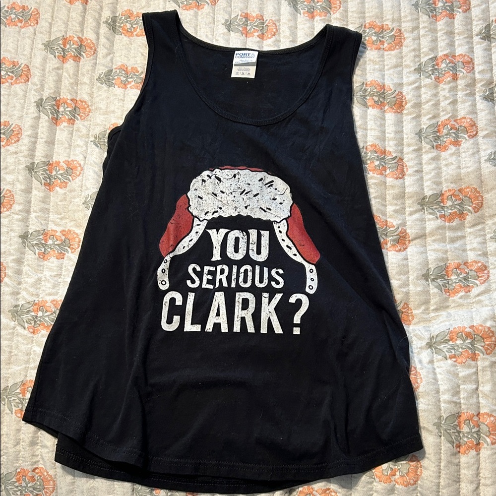 Christmas Vacation Black Tank